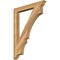 Ekena Millwork Balboa Traditional Rough Sawn Bracket, Western Red Cedar, 4"W x 36"D x 48"H BKT04X36X48BOA01RWR - alternate 1